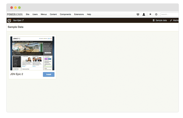 Sample data 2 Sample data 1
