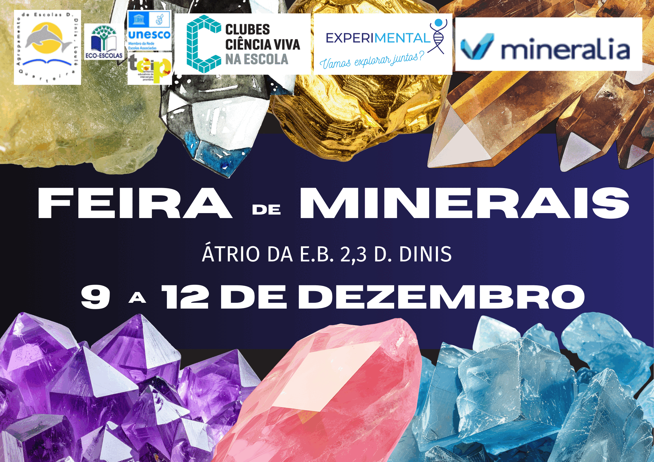 Cartaz Feira dos Minerais 594 x 42 cm 1 